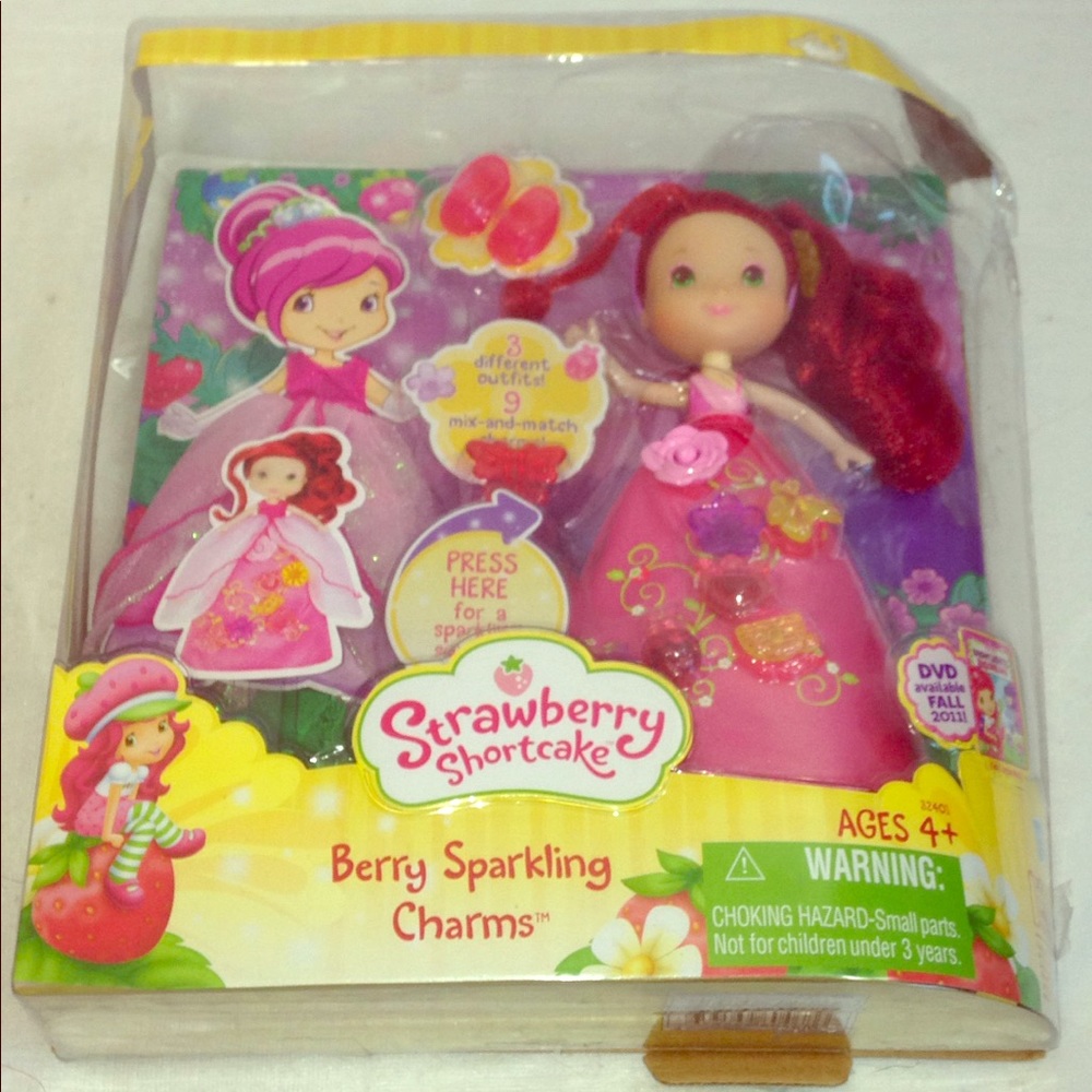 Strawberry Shortcake Berry Sparkling Charms